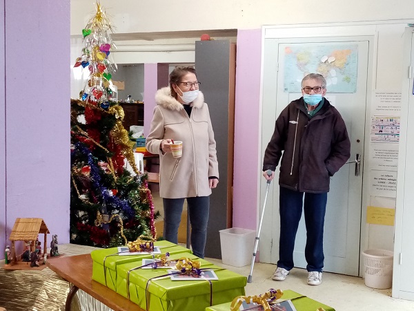 Les sacs Frater'Noël en préparation à Avallon