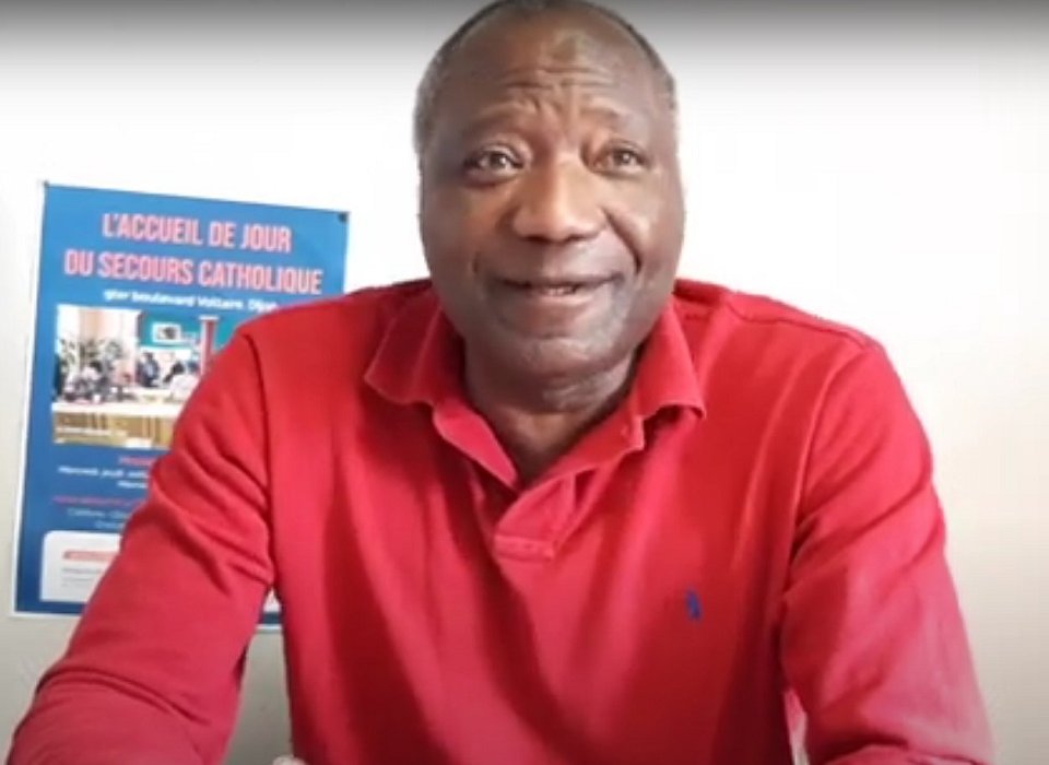 Edouard, équipe aide aux migrants à Dijon Edouard, bénévole au sein de l'équipe Aide aux migrants, à Dijon