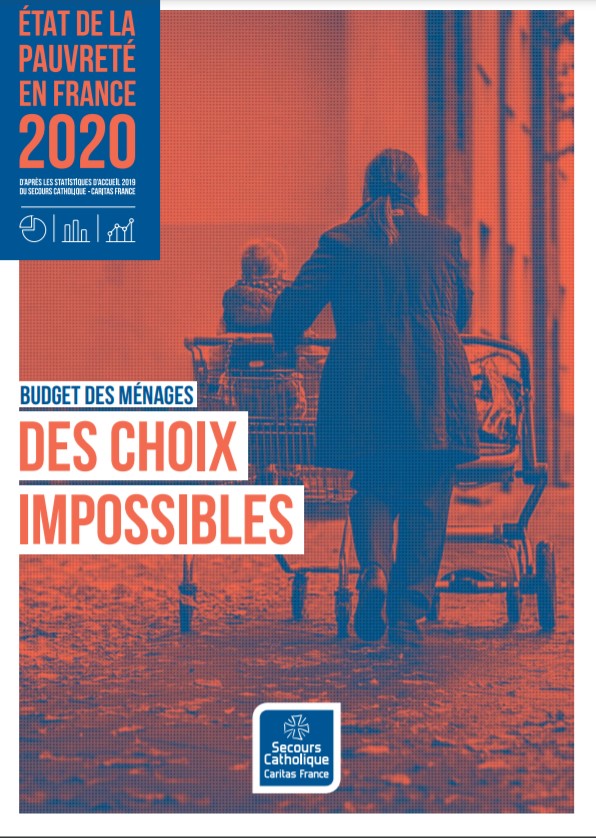 Rapport statistique 2020 sur l'état de pauvreté en France du Secours Catholique