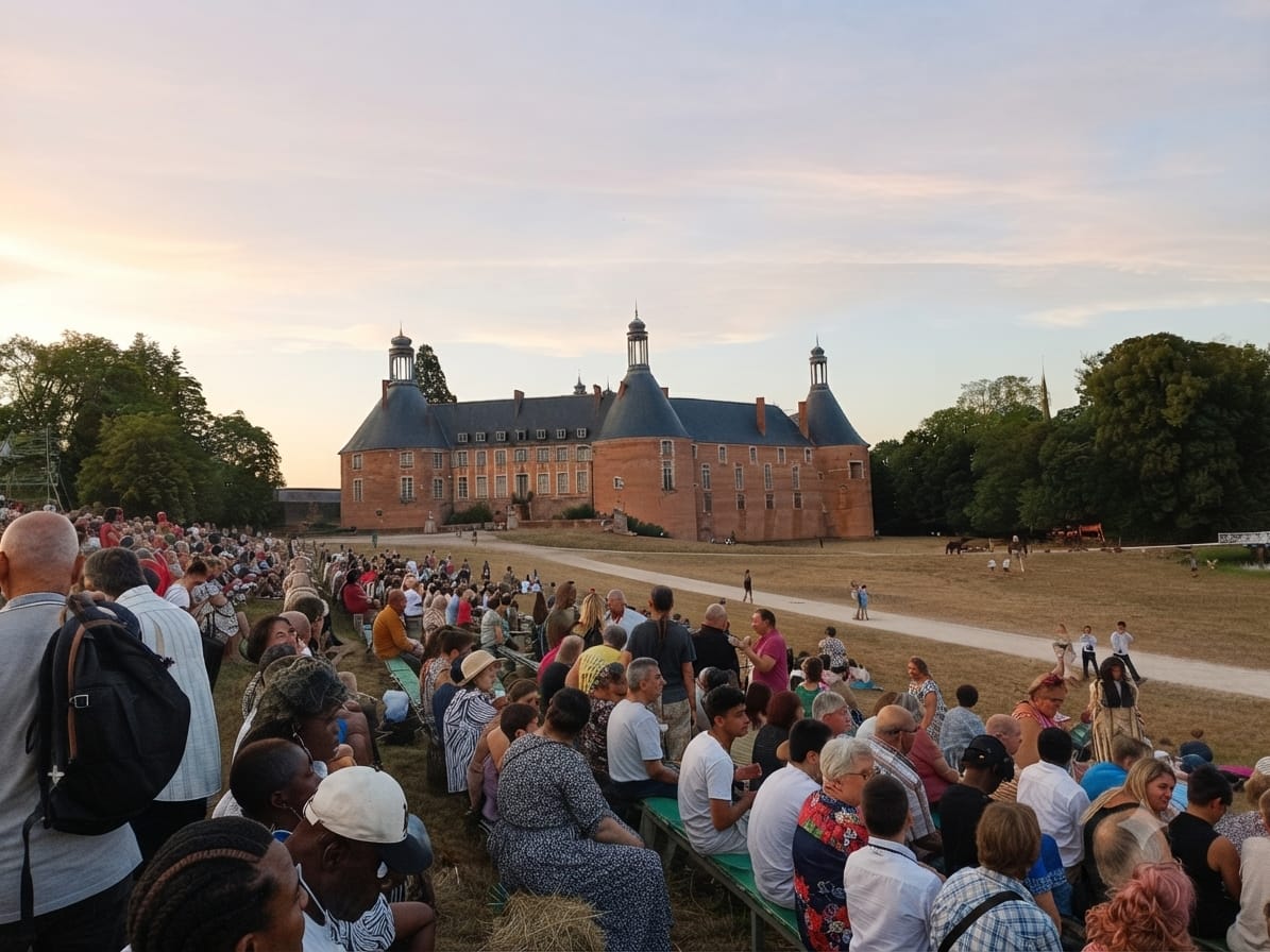 Accueillis et bénévoles du Secours Catholique à saint Fargeau
