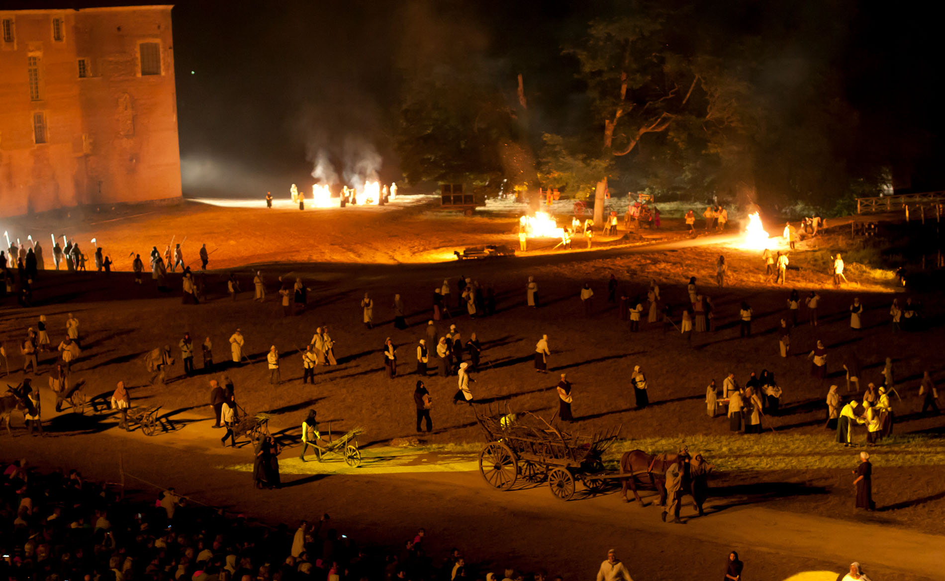 vue du spectacle historique