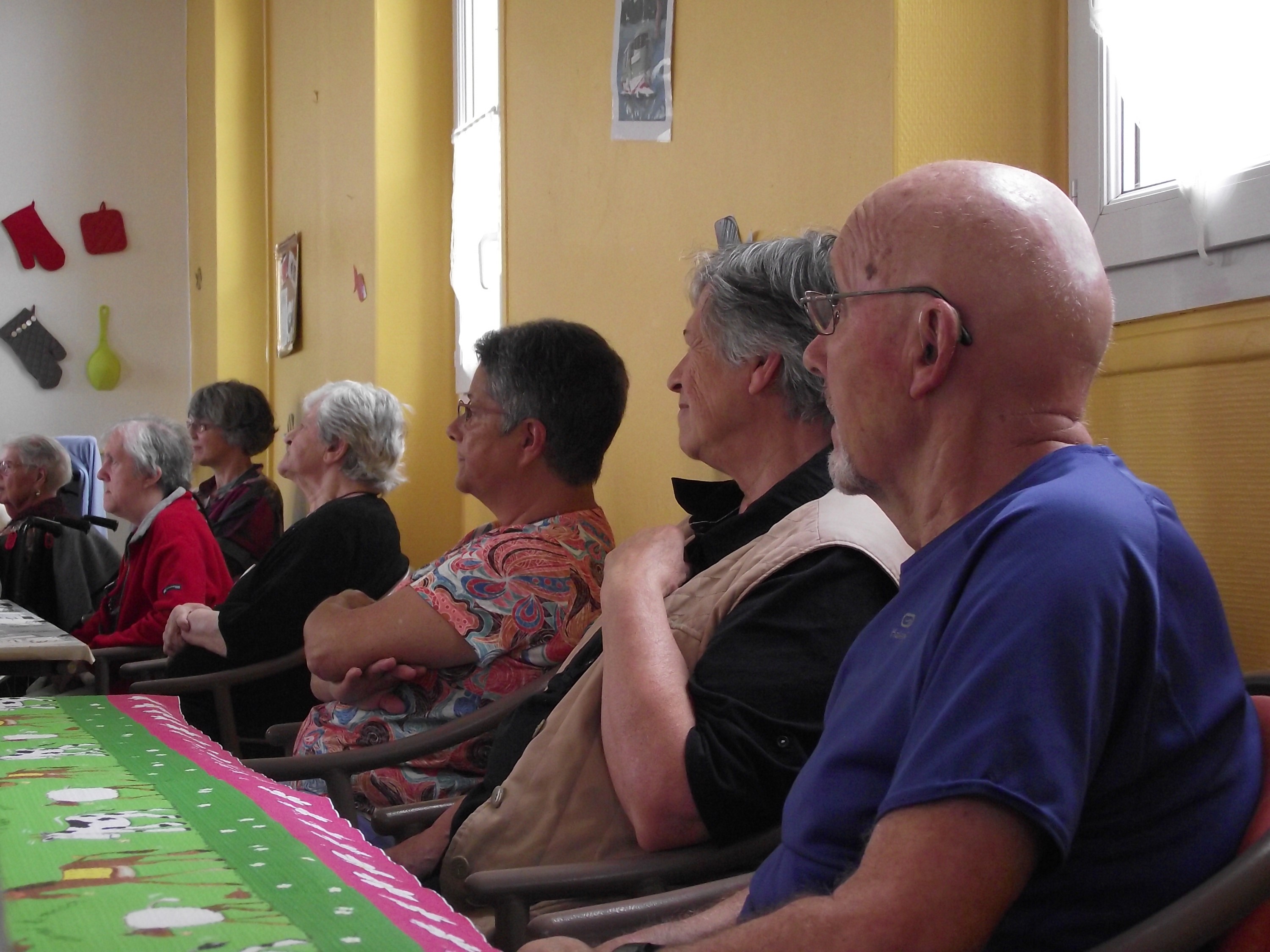 Rencontre à l'EHPAD Ste Clotilde - SC Clamecy