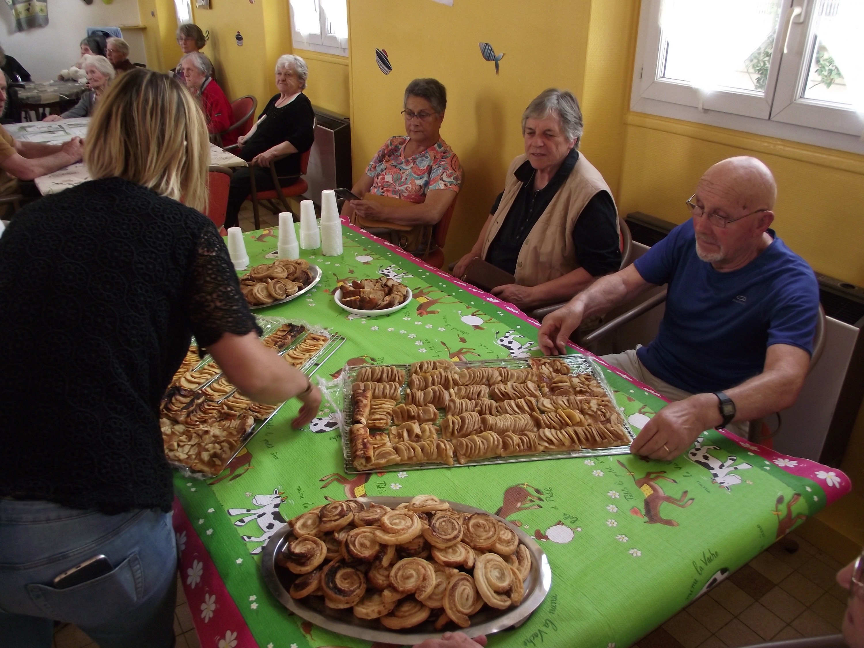 Rencontre à l'EHPAD Ste Clotilde - SC Clamecy