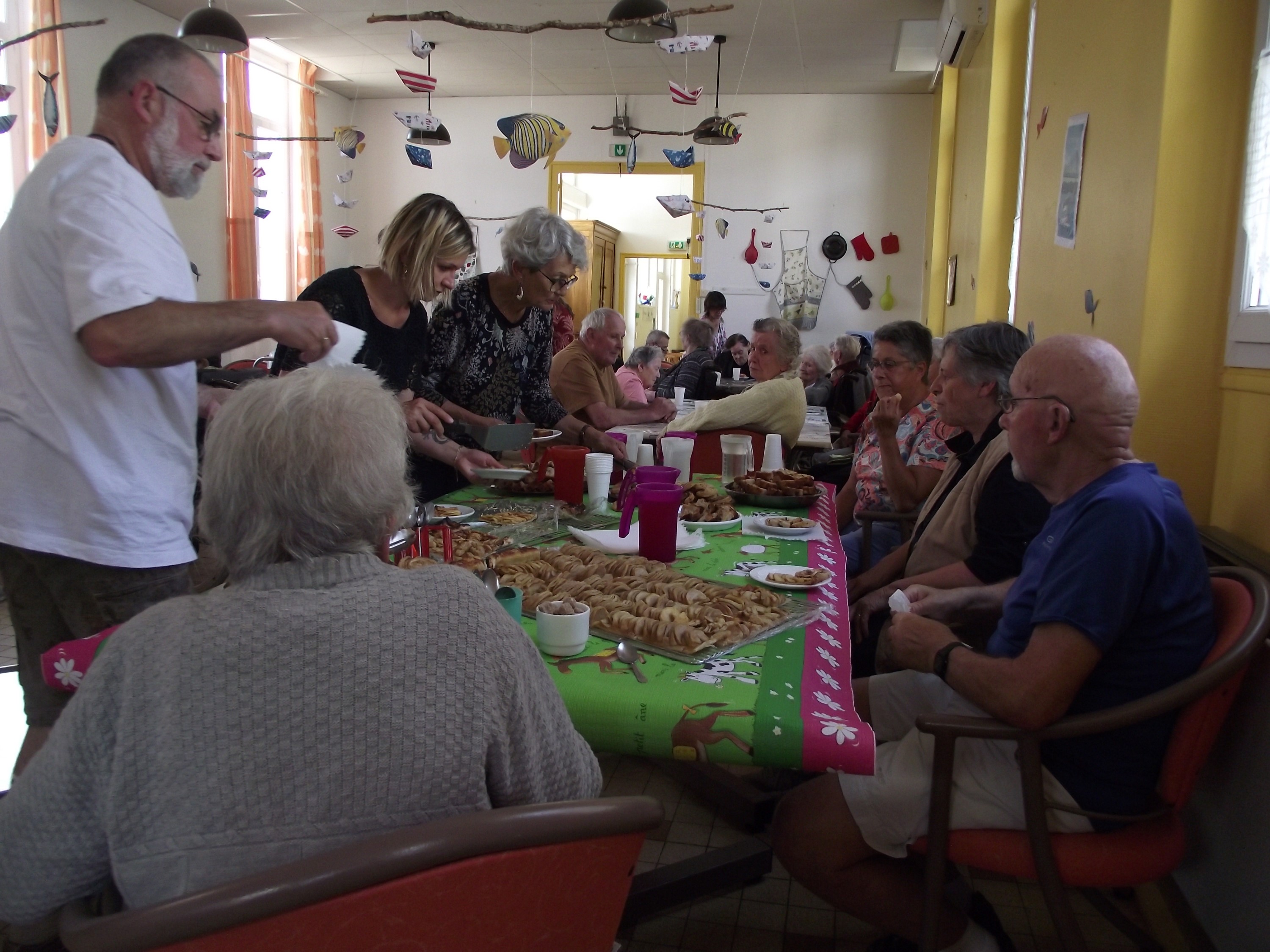 Rencontre à l'EHPAD Ste Clotilde - SC Clamecy