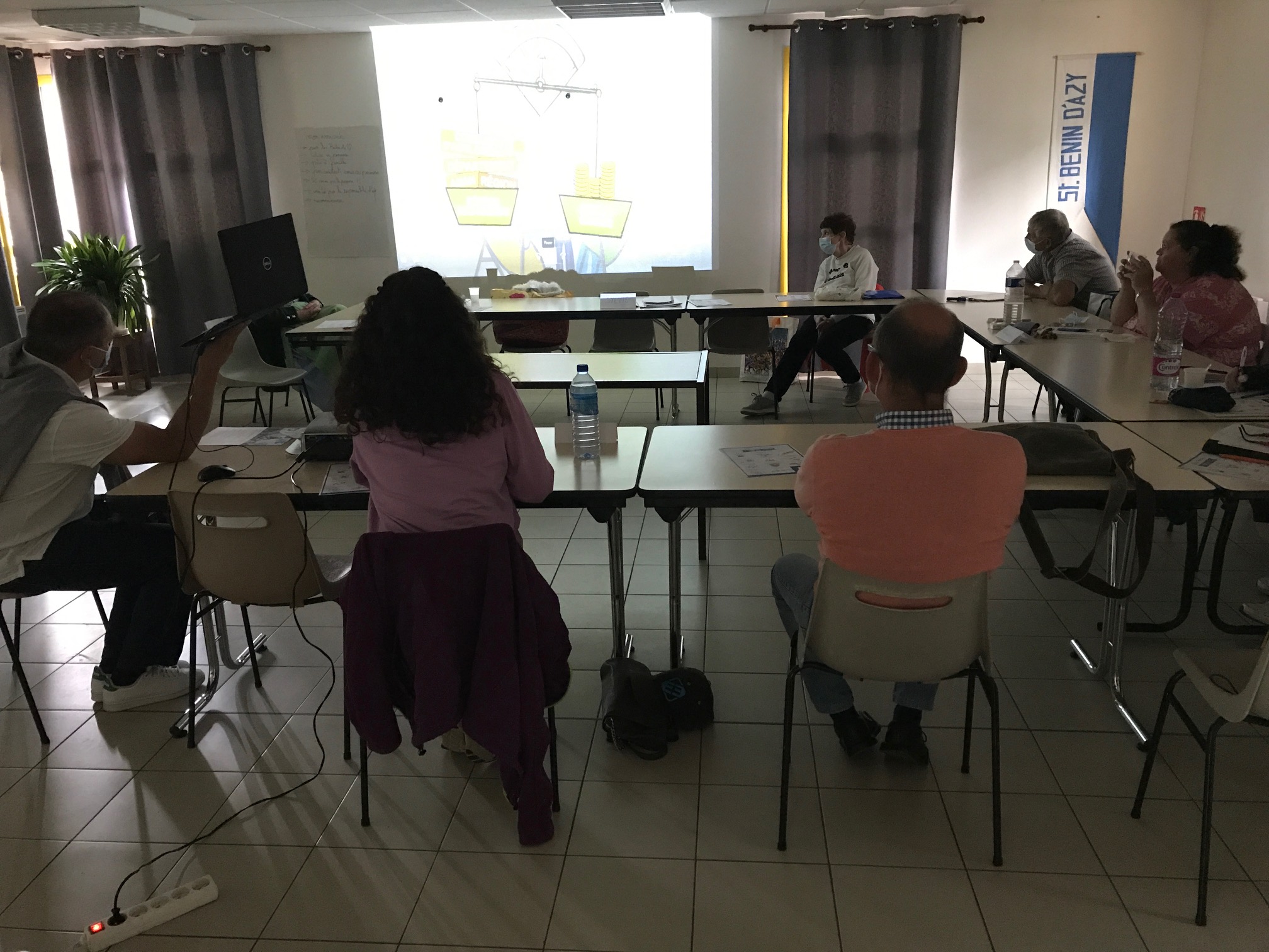 7 juin 2021, formation de nouveaux bénévoles à Saint-Bénin-d'Azy