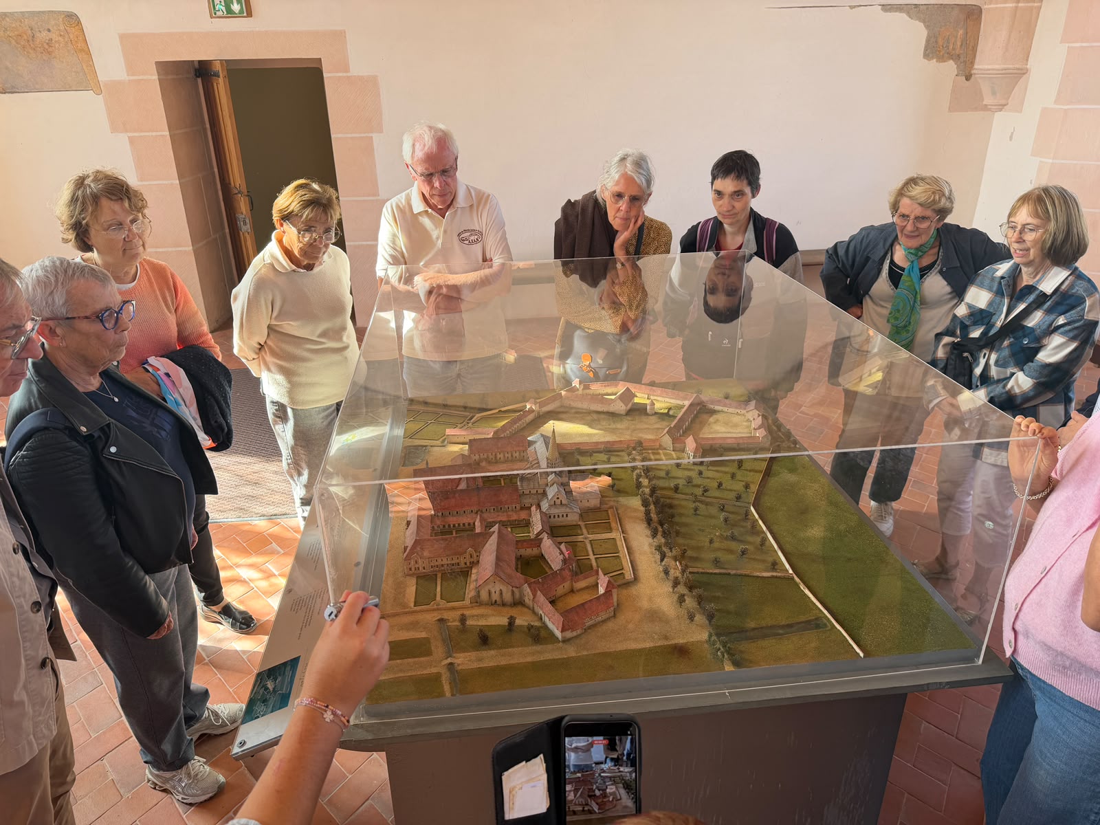 Le Secours Catholique en visite à l'abbaye de Citeaux