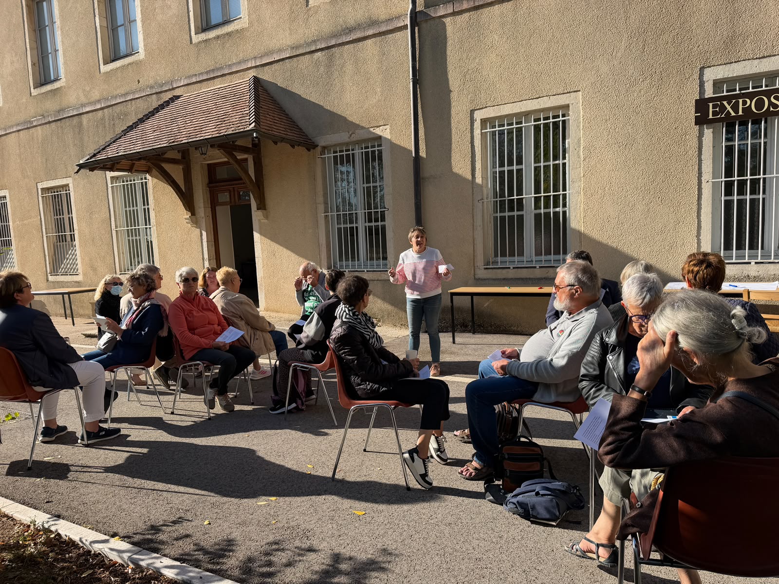 Le Secours Catholique en visite à l'abbaye de Citeaux