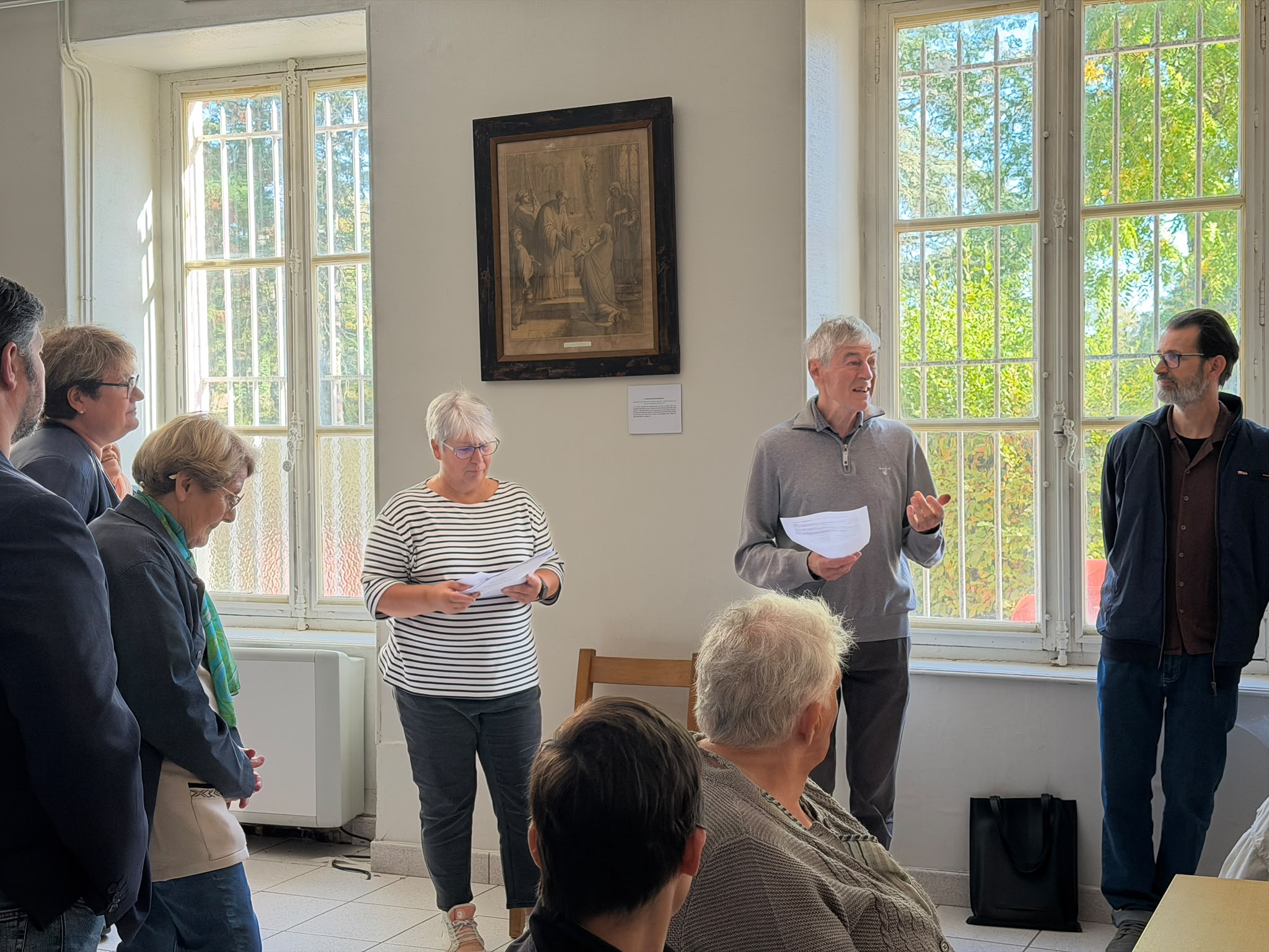 Le Secours Catholique en visite à l'abbaye de Citeaux