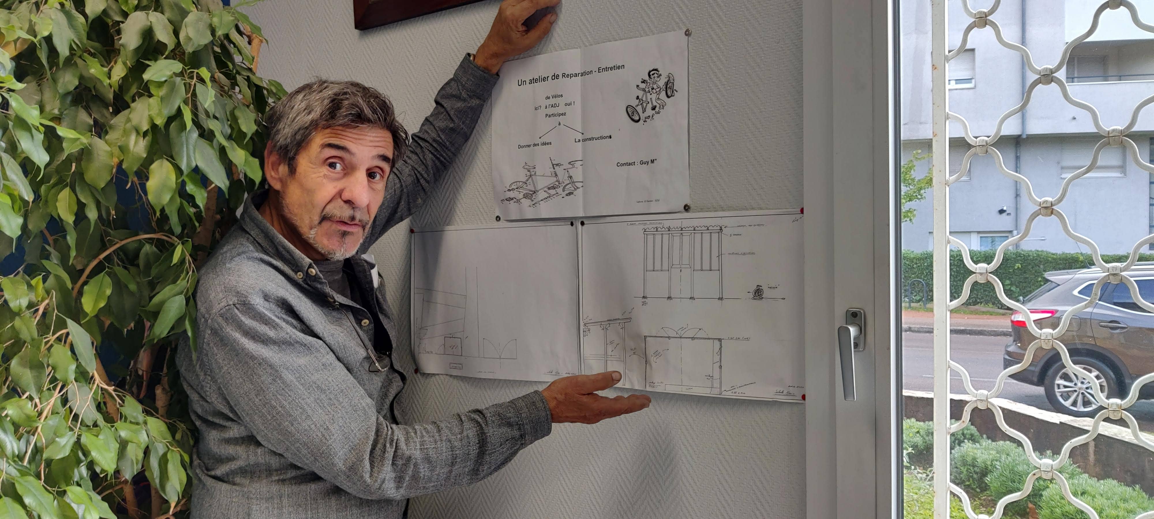 Guy Martinez a conçu le plan de l'atelier