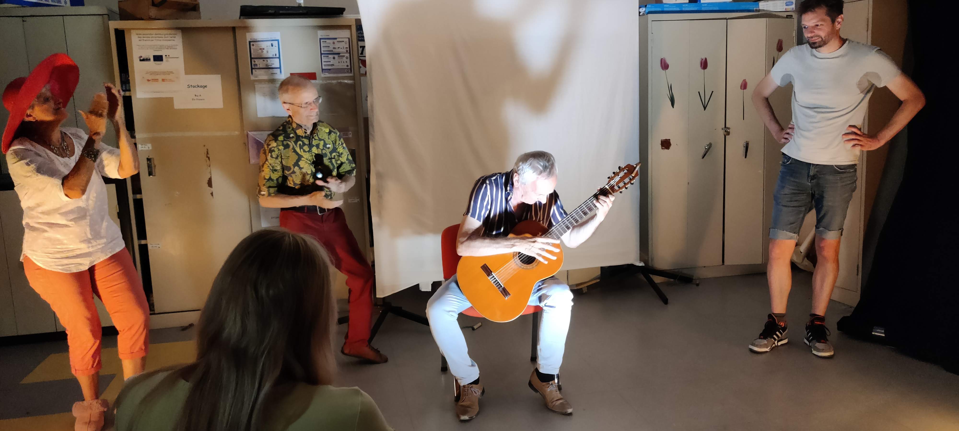 Atelier théâtre au Secours Catholique
