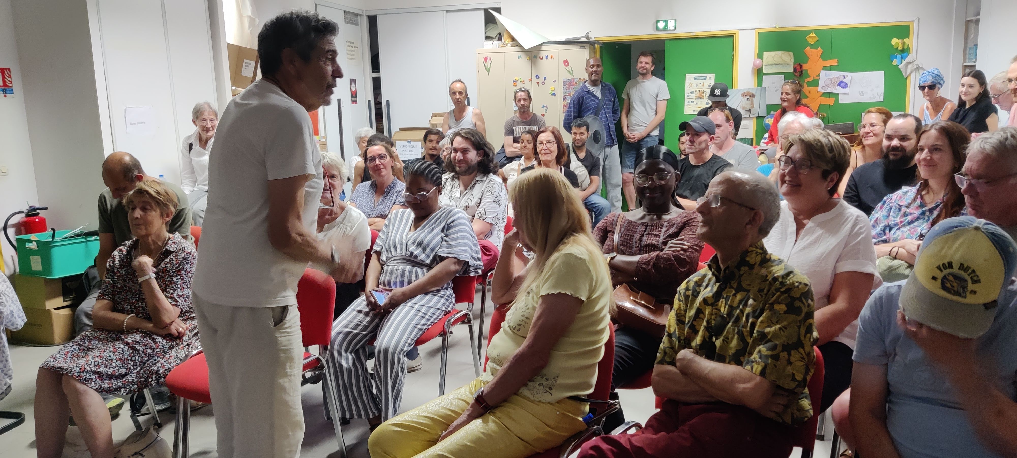 Atelier théâtre au Secours Catholique