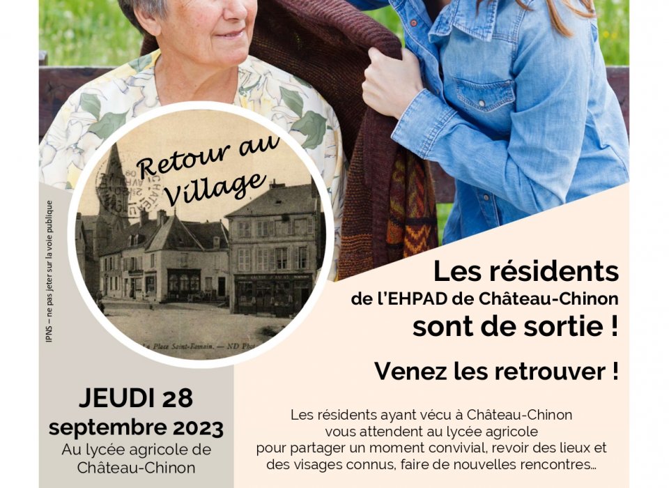 Venez à la rencontre des résidents de l'EHPAD