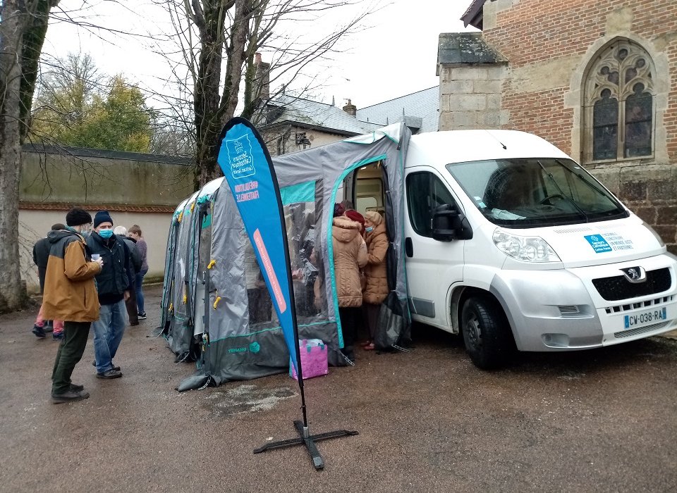 Lancement de la laverie solidaire du Puisaye