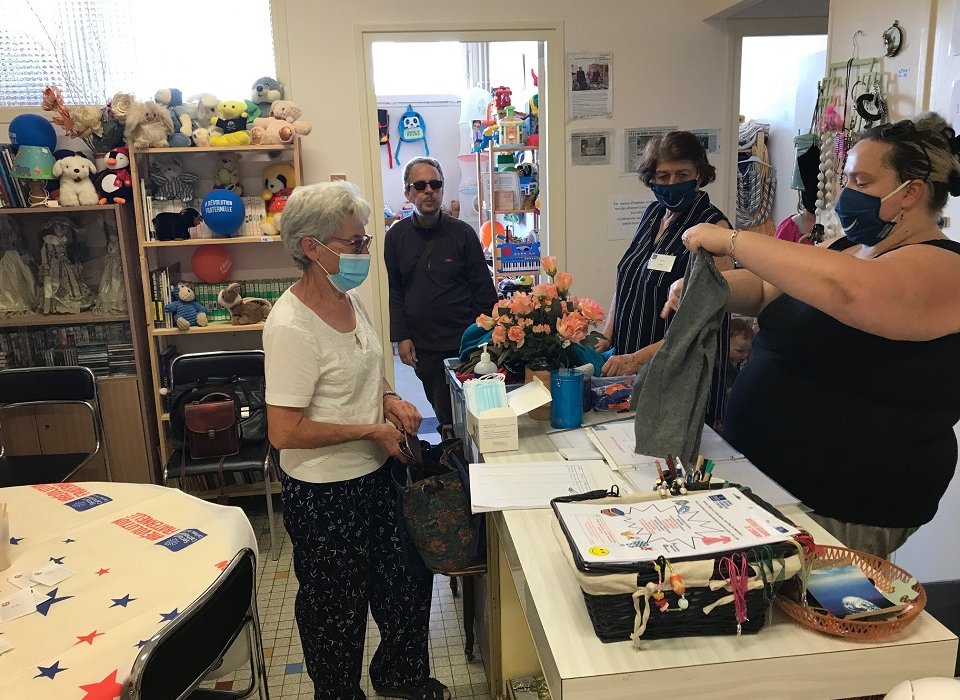 boutique solidaire de Corbigny dans ses nouveaux locaux