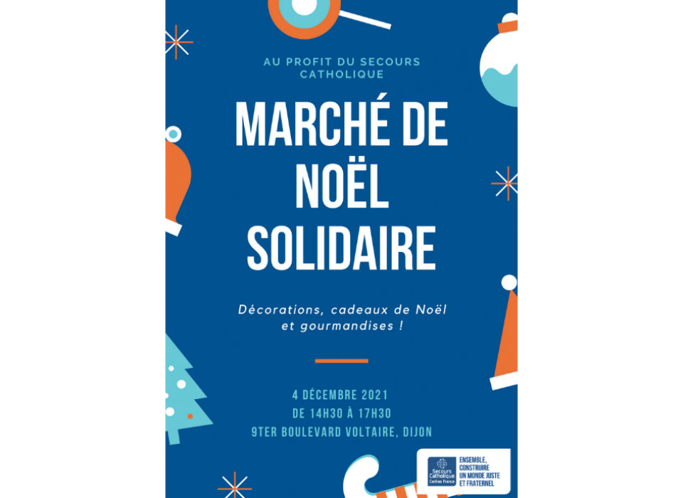 Marché de Noël solidaire à Dijon