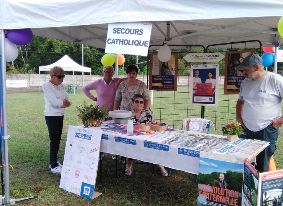 Un stand au forum des Associations de Fourchambault