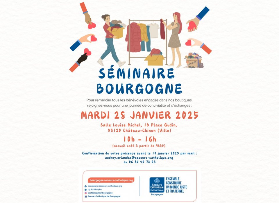 Séminaire bénévoles en boutique