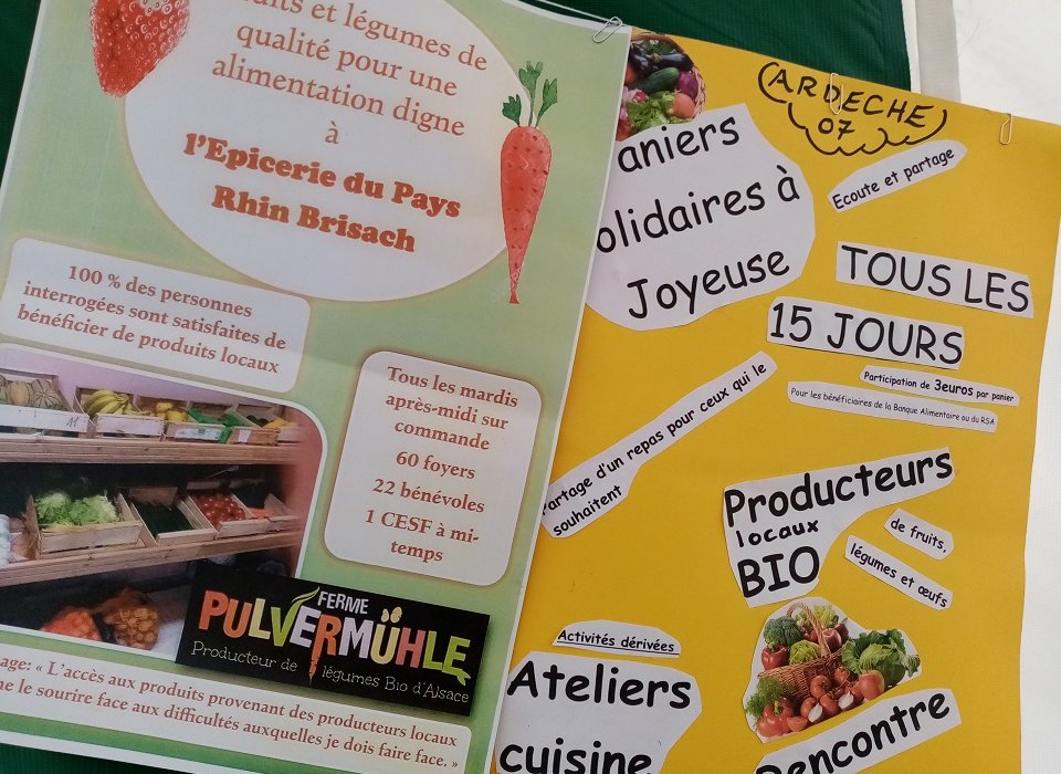 Les paniers solidaires au coeur de la rencontre Les paniers solidaires au coeur de la rencontre