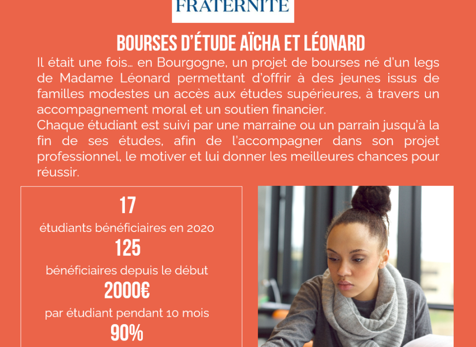 Aïcha et Léonard le dispositif qui aide les jeunes soirée dela fraternité, dispositif Aïcha et Léonard