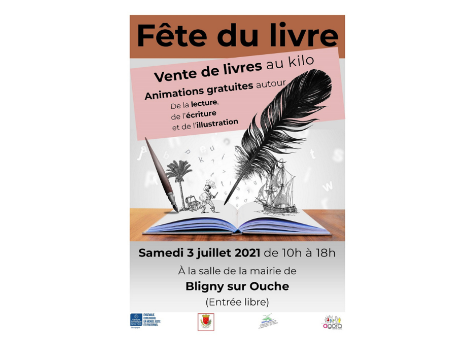 Vente de livres au kilo et animations gratuites La fête du livre aura lieu le samedi 3 juillet 2021