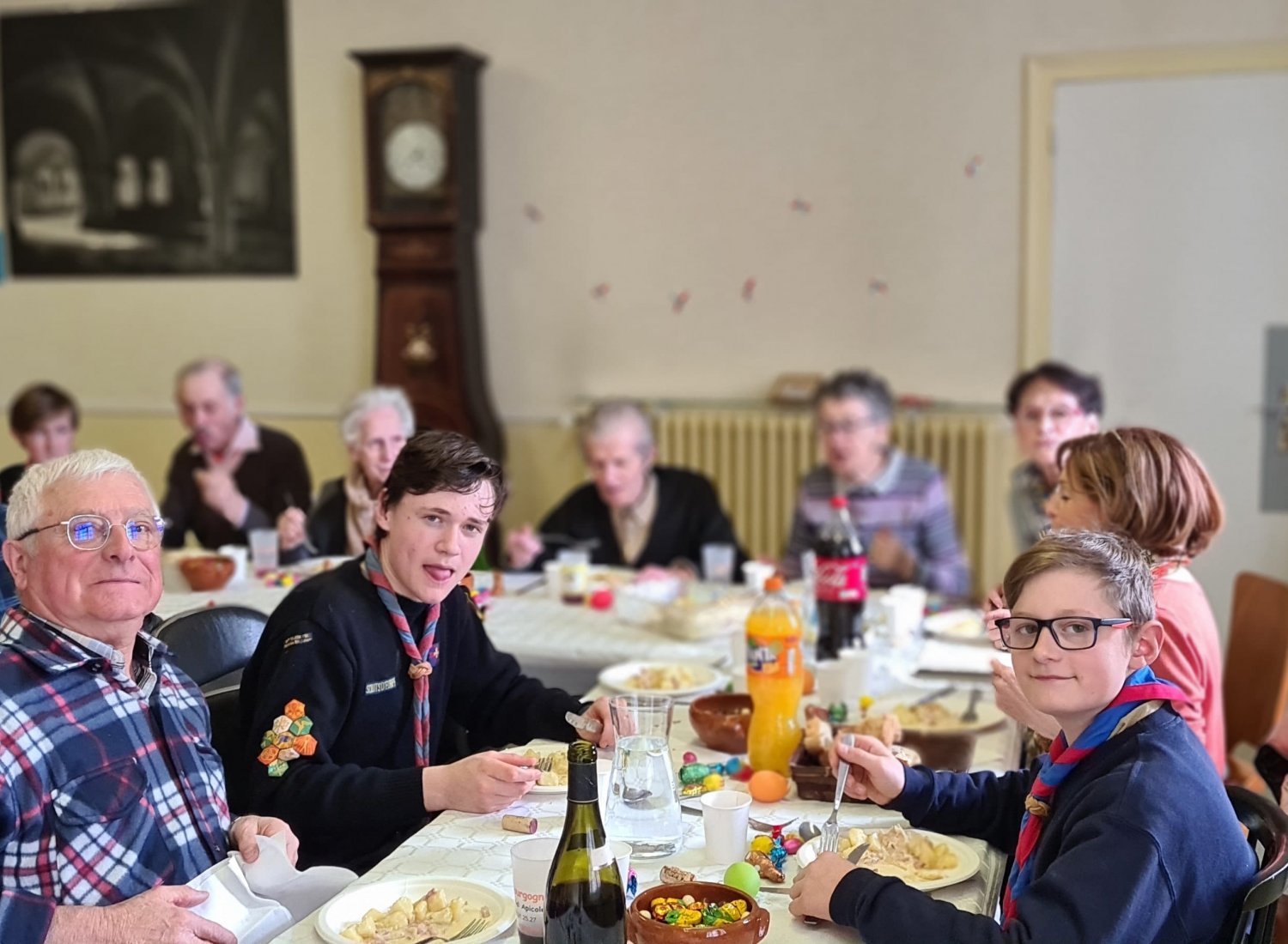 Repas de Pâques à l'équipe du Secours Catholique de Fontaine-lès-Dijon