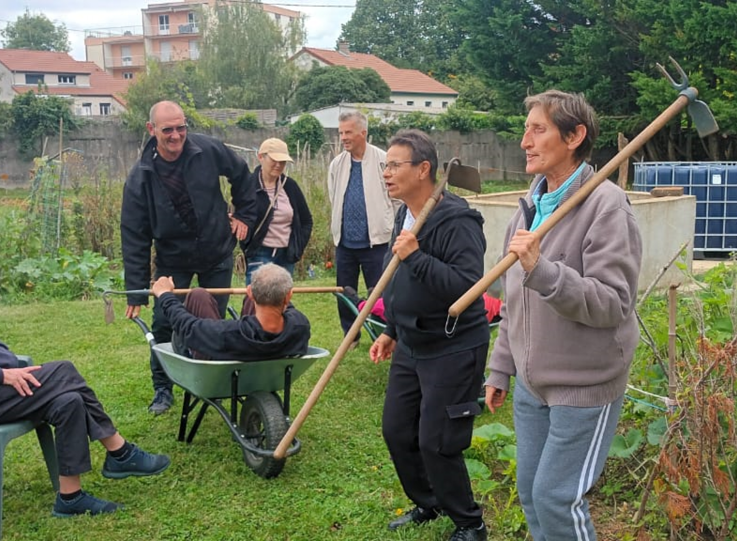 Moment de partage pour les bénévoles 