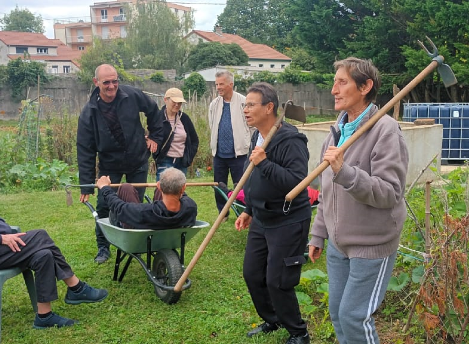 Moment de partage pour les bénévoles 