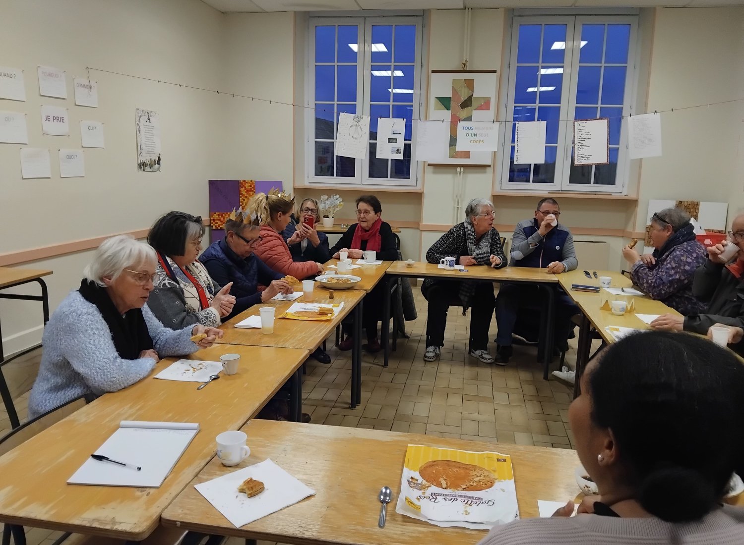 Rencontre entre les 2 équipes du Secours Catholique